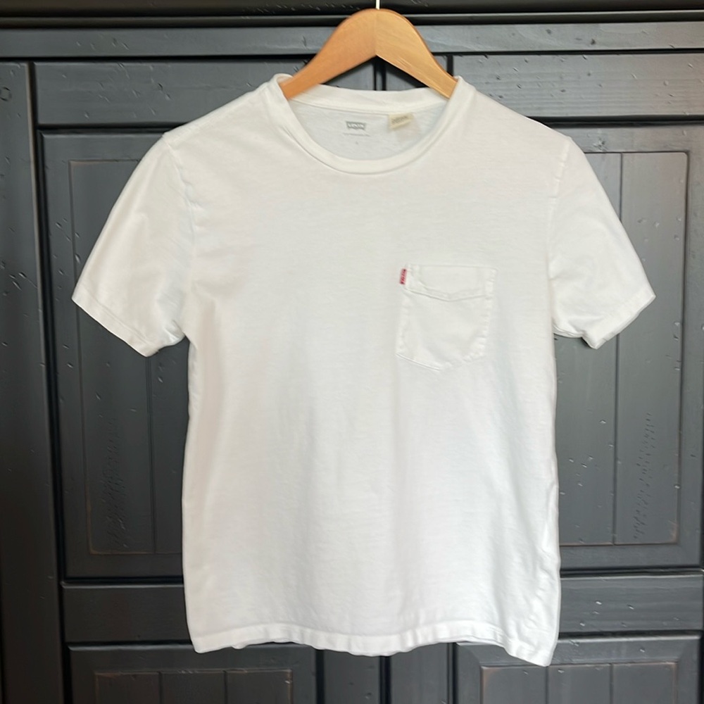Levi's White Short Sleeve Tee